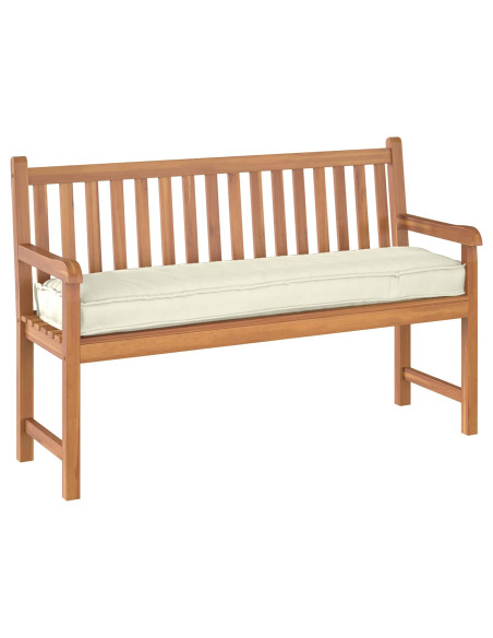 Cuscino Crema 150 x 40 x 8 cm Tessuto Oxford