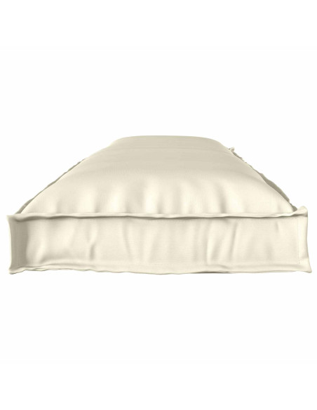 Cuscino Crema 150 x 40 x 8 cm Tessuto Oxford