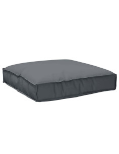 Cuscino Antracite 80 x 80 x 12 cm Tessuto Oxford 2