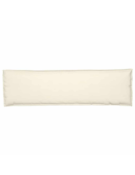 Cuscino Crema 140 x 40 x 8 cm Tessuto Oxford