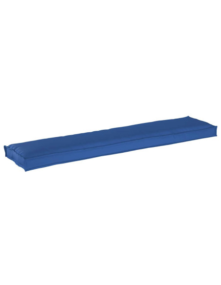 Cuscino per pallet Blu Reale 180 x 40 x 8 cm Tessuto Oxford