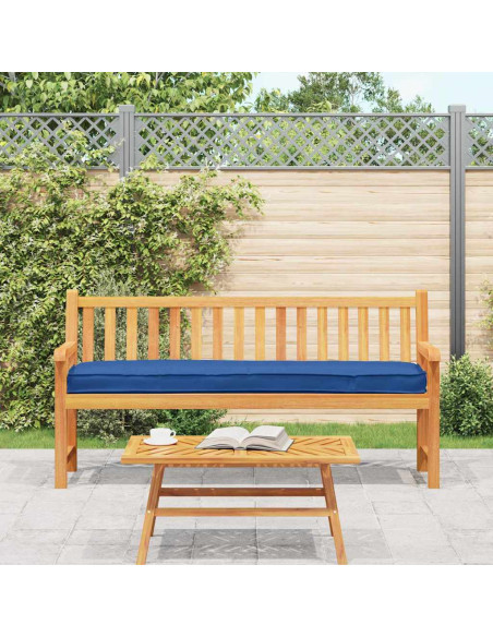 Cuscino per pallet Blu Reale 180 x 40 x 8 cm Tessuto Oxford