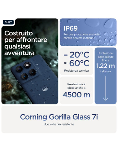 Motorola edge 60 con Moto AI (8/256GB, Fotocamera 50+50+10MP, selfie 50MP, Display 6.67" pOLED 120Hz, MediaTek Dimensity 24M, ba