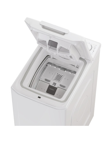 Candy ProWash 300, Lavatrice Carica dall'alto 7 KG, Classe D, 1200 giri, Bianco, Wi-Fi, 8 Cicli Rapidi, TCA273D2-S