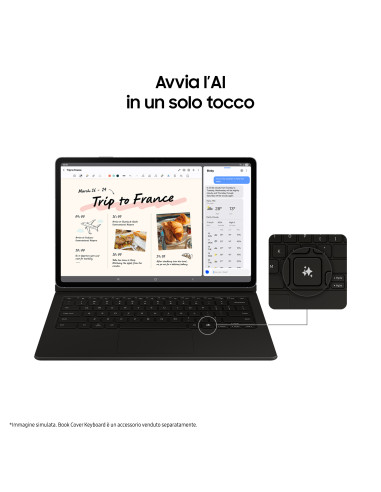 Samsung Galaxy Tab S10 FE, Android Tablet, Display 10.9" LCD, Wifi, RAM 8GB, 128GB, 8.000 mAh, S Pen, Android 15, IP68, Gray