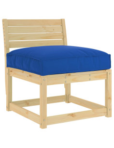 Cuscino Blu Reale 70 x 70 x 12 cm Tessuto Oxford 2