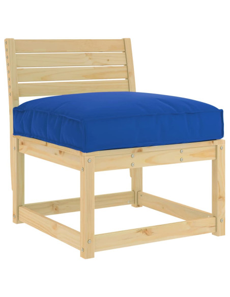 Cuscino Blu Reale 70 x 70 x 12 cm Tessuto Oxford