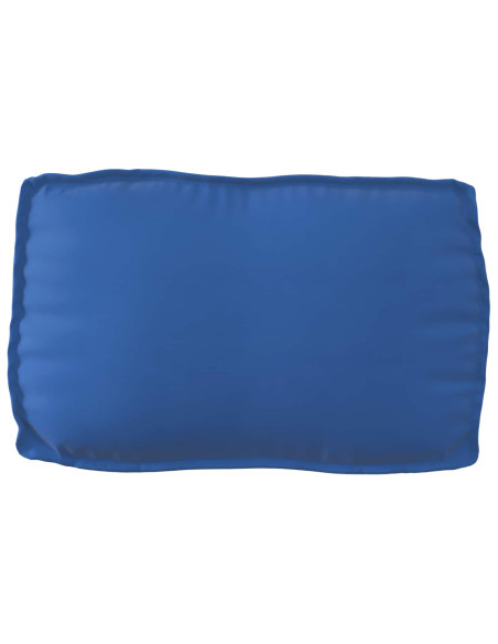 Set di Cuscini per Pallet 2 pcs Blu Reale Tessuto Oxford