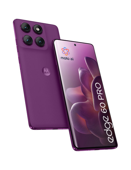 Motorola edge 60 pro con Moto AI (12/512GB, Fotocamera 50+50+10MP, selfie 50MP, Display 6.67" pOLED 120Hz, MediaTek Dimensity 83