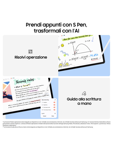 Samsung Galaxy Tab S10 FE, Tablet Android, Display 10.9" LCD, Wifi, RAM 12GB, 256GB, 8.000 mAh, S Pen, Android 15, IP68, Gray