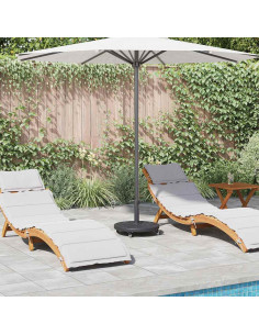 Base per ombrellone Art déco Nero Ø 45 x 39,5 cm Ferro