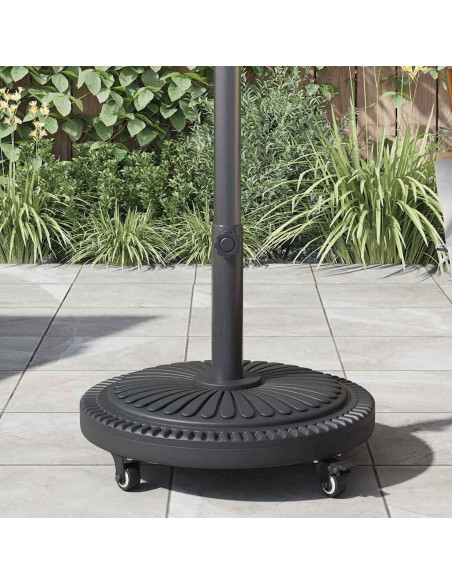 Base per ombrellone Art déco Nero Ø 45 x 39.5 cm Ferro