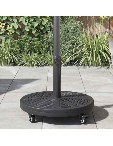 Base per ombrellone Art déco Nero Ø 45 x 39,5 cm Ferro