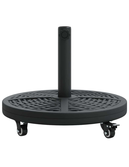 Base per ombrellone Art déco Nero Ø 45 x 39,5 cm Ferro