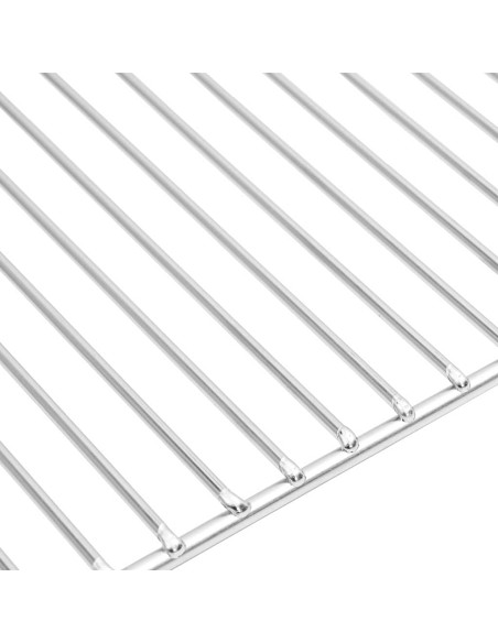 Griglia Argento 45 x 40 cm Acciaio inossidabile