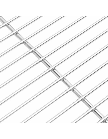 Griglia Argento 47 x 32,5 cm Acciaio inossidabile