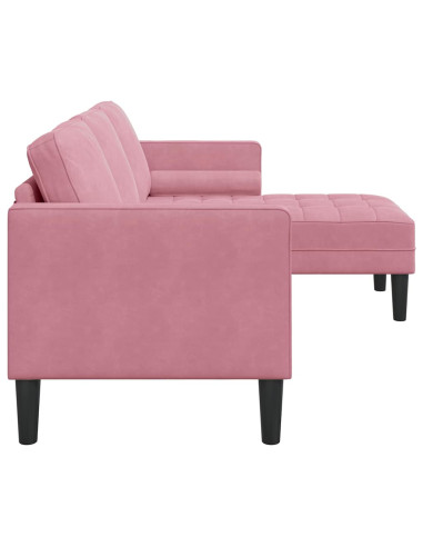 Set di divani con cuscino Rosa Poliestere