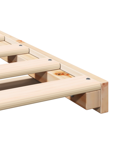 Struttura letto a terra Marrone 180 x 210 cm