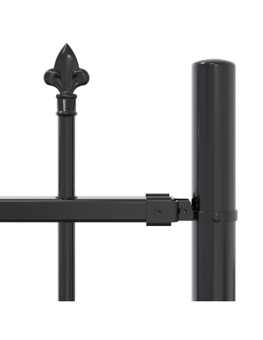 Recinzione per Giardino Grigio 240 x 140 cm