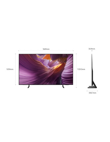 Samsung OLED AI TV 83" QE83S85FAEXZT 4K, Processore NQ4 AI Gen2, 4K AI Upscaling, Schermo antiriflesso, OLED HDR, Dolby Atmos & 