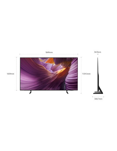 Samsung OLED AI TV 83" QE83S85FAEXZT 4K, Processore NQ4 AI Gen2, 4K AI Upscaling, Schermo antiriflesso, OLED HDR, Dolby Atmos & 