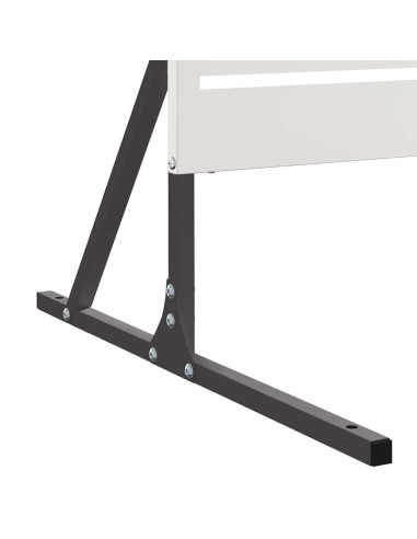 Schermo per Privacy Grigio 100 x 50 x 180 cm Acciaio