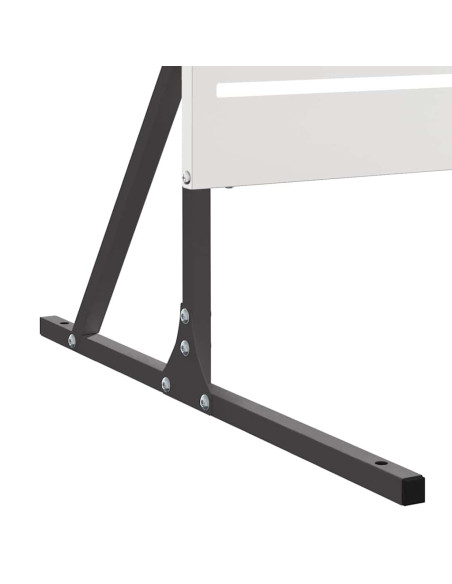 Schermo per Privacy Grigio 100 x 50 x 180 cm Acciaio