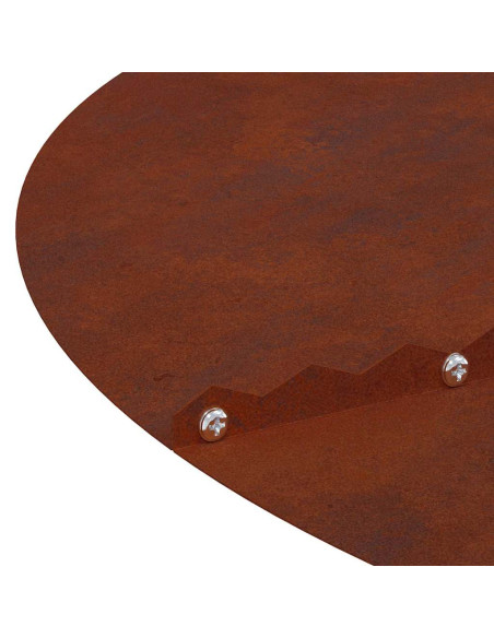 adatto per Anello d'Albero Piatto Marrone Ø50 / 80 cm