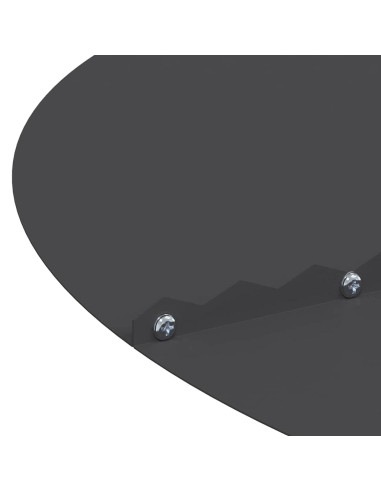 adatto per Anelli d'Albero Piatto 5 pcs Nero Ø90 / 120 cm Acciaio