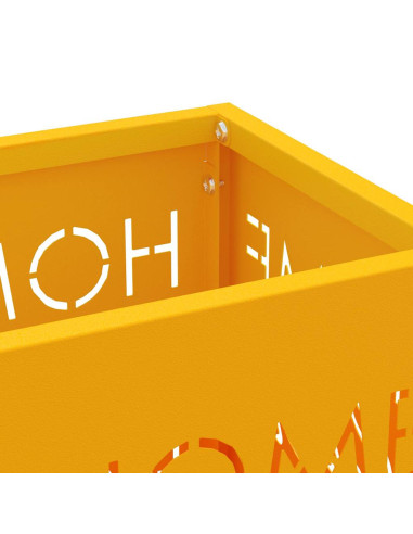 Supporto per Ombrellone Senape 15,5 x 15,5 x 49 cm Metallo