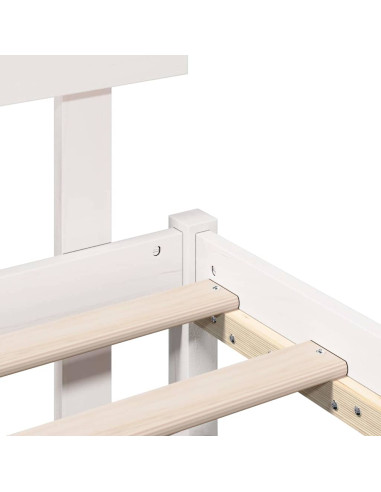 Struttura del letto Bianco 90 x 190 cm Legno massello di pino