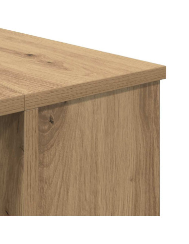 Scrivania rovere artigianale 140 x 50 x 75 cm Legno multistrato