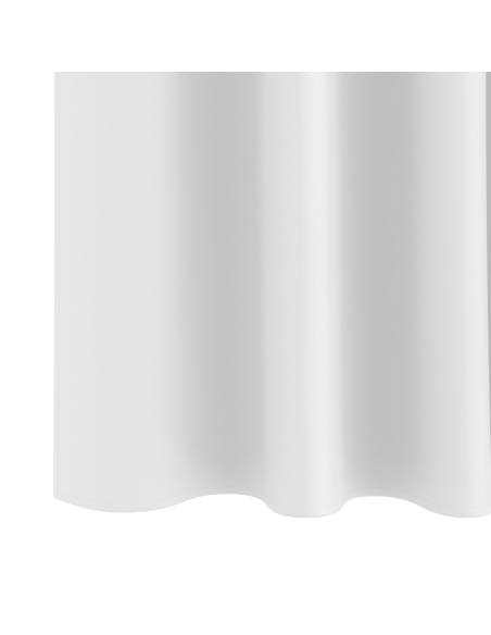 Tende Blackout con Anelli 2 pcs Bianco Puro 245 x 140 cm