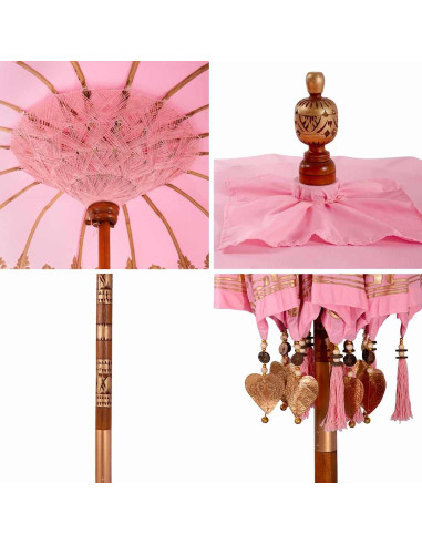 Parasol Balinese Rosa 215 x 215 x 260 cm