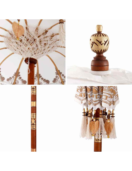 Parasol Balinese Crema 95 x 95 x 260 cm