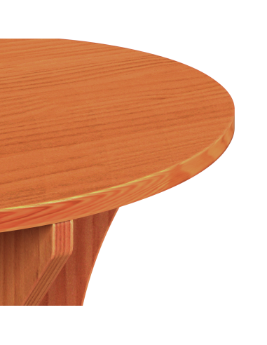 Tavolino da salotto 2 pcs Marrone cerato Legno di pino massello