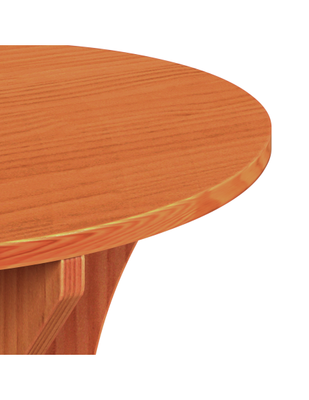 Tavolino da salotto 2 pcs Marrone cerato Legno di pino massello