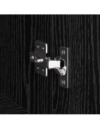 Mobile TV Rovere nero 150 x 30 x 50 cm Legno multistrato