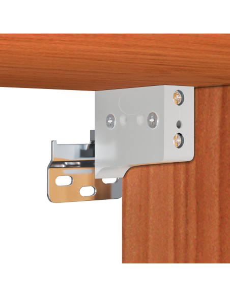 Armadietto a muro Marrone cerato 100 x 30 x 35 cm Pino massello