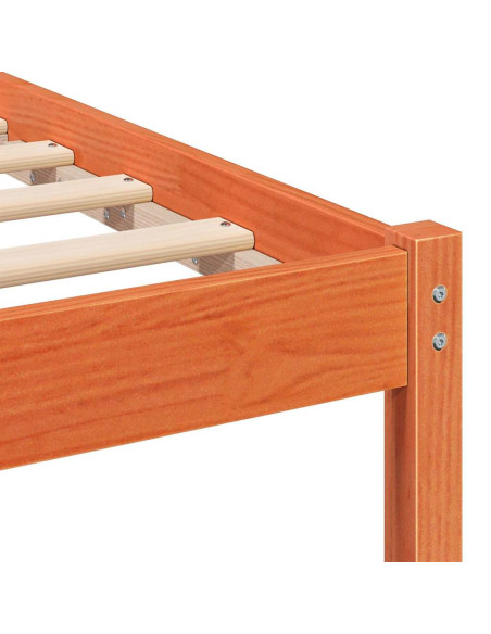 Struttura del letto Marrone cerato 180 x 200 cm Pino massello