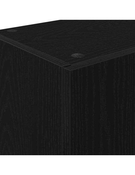 Credenza da cucina con cassetto Rovere Nero 32 x 50 x 180 cm
