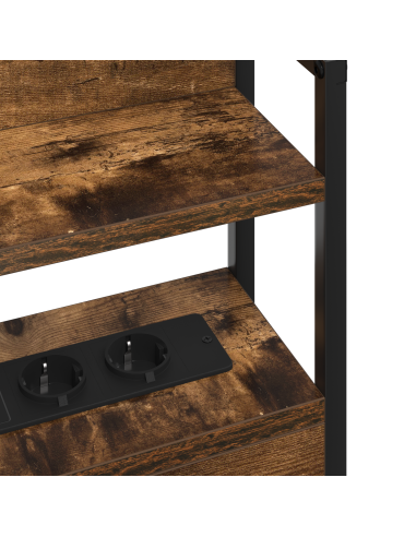 Testata contenitore Rovere fumo 135 cm Legno multistrato