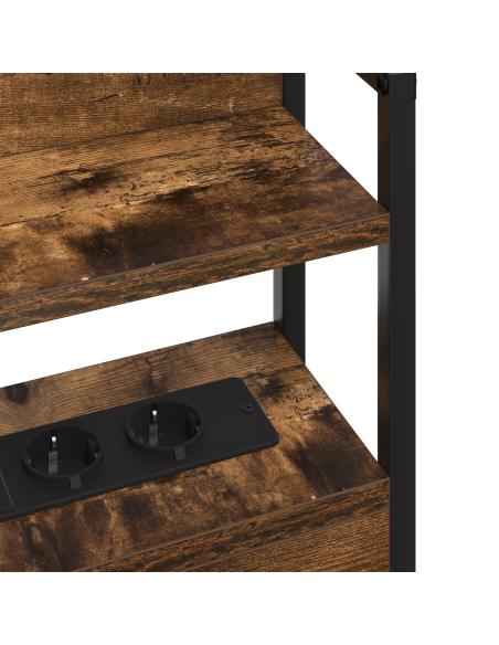 Testata contenitore Rovere fumo 135 cm Legno multistrato