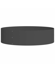 Anello per vaso Nero 80 x 80 x 20 cm Acciaio laminato a freddo 2