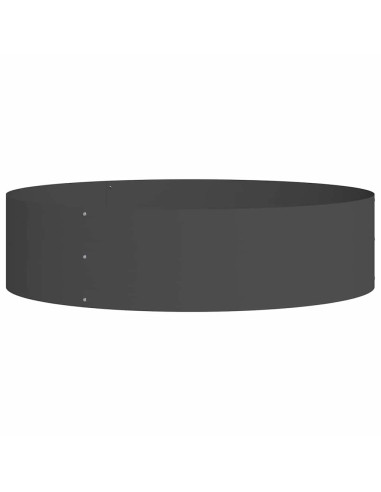 Anello per vaso Nero 80 x 80 x 20 cm Acciaio laminato a freddo