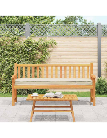 Cuscino per pallet Crema 180 x 40 x 8 cm Tessuto Oxford