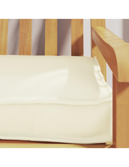 Cuscino per pallet Crema 180 x 40 x 8 cm Tessuto Oxford