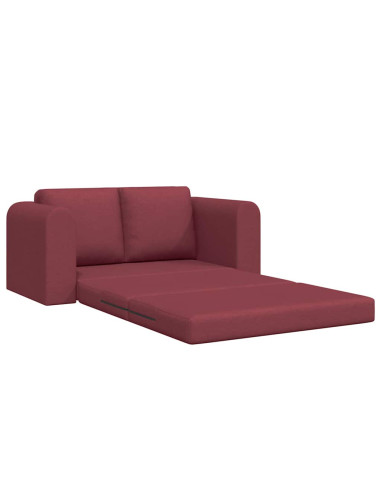 Divano letto 60cm Rosso Vino Tessuto