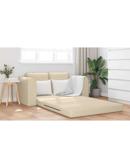 Divano letto 60cm Crema Tessuto