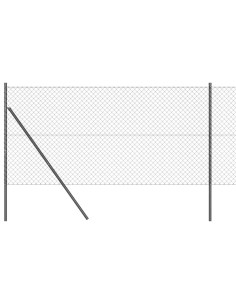 Palo della recinzione Grigio 10 x 1,2 m (rete 40 x 40 mm) 2